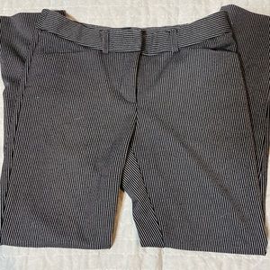 AMANDA AND CHELSEA Striped
Skinny Leg Ponte Pants